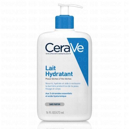 Lait hydratant peaux sèches à très sèches flacon pompe 473ml