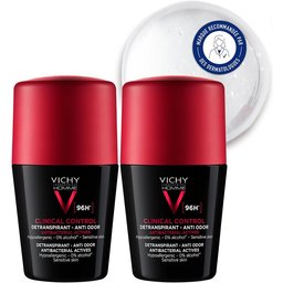 Lot*2 Homme Détranspirant anti-odeur 96h - Roll-on 50ml
