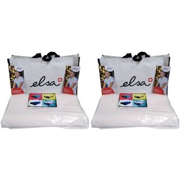 Coussin pour la nuque 50 x 9 cm Taie velours Ecru