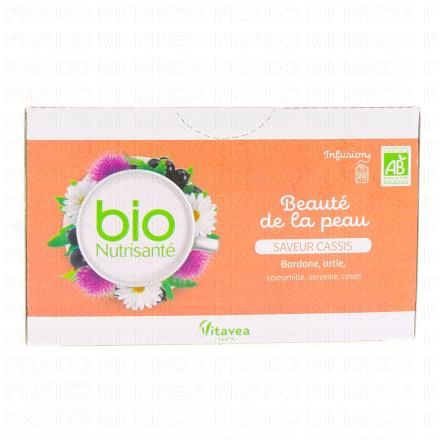 Infusion Beauté de la peau saveur cassis x20 sachets