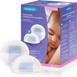 Lansinoh® Coussinets d'allaitement jetables Blue Lock®