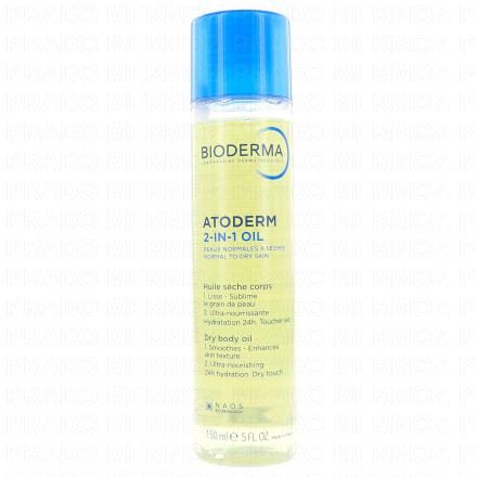 Atoderm - Huile sèche 2-en-1 exfoliante hydratante 150ml
