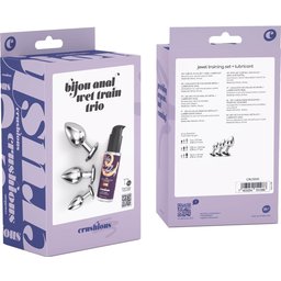 Set Bijou Anal Wet Train Trio Noir