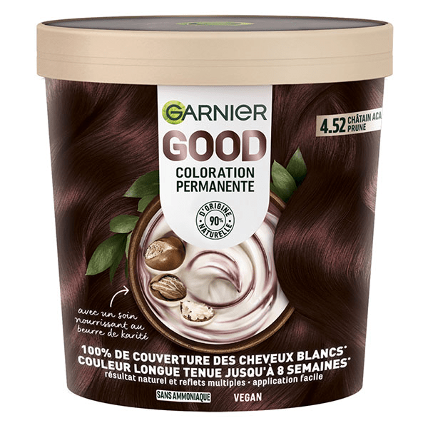 Good Coloration 4.52 Châtain Acajou Prune 120 g