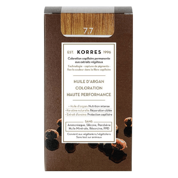 Capillaire Coloration Permanente Blond Marron 7.7