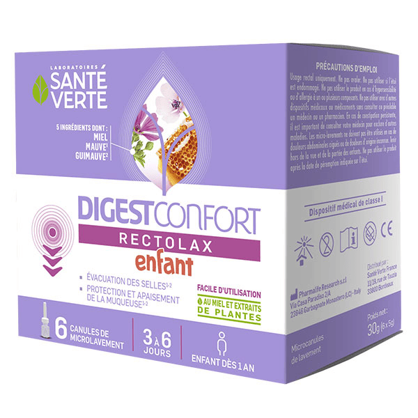 DIGEST CONFORT RECTOLAX ENFANT Digestion 6 canules
