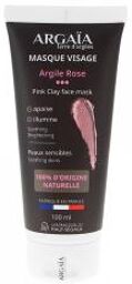 Argaïa Laboratoire du Haut-Ségala Masque Visage Argile Rose 100 ML - Tube 100 ml