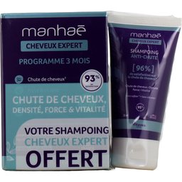 Manhaé Cheveux Expert Set Programme 3 Mois + Shampoing Anti-Chute
