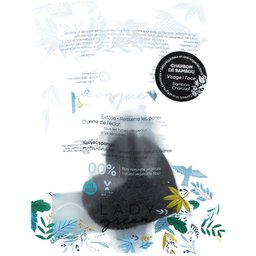 Éponge Konjac Visage Charbon de Bambou