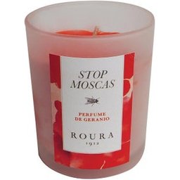 Candle Glass Stop Flies Geranium 30H 1pc