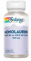 Monolaurine 500 mg 60 Capsules Végétales - Pot 60 Vegcaps