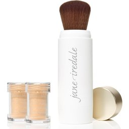 Jane Iredale Set Powder-Me Brush Spf30 + 2 Recharges Tanned
