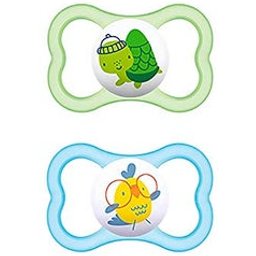 Silicone Soother Air 6+ Double Pack