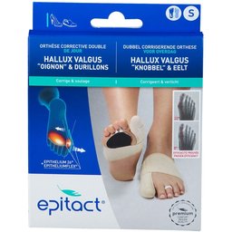 Epitact® Orthèse corrective double Taille S Pied gauche