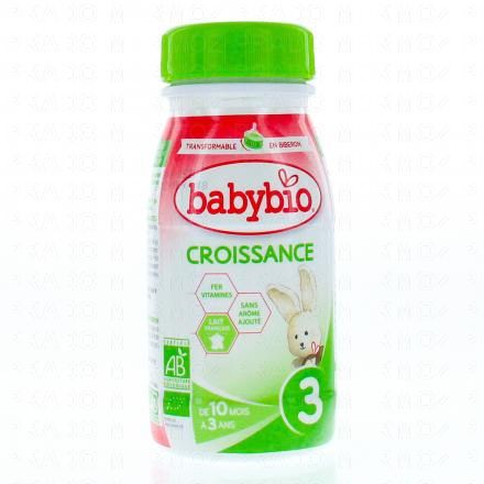 Lait de Croissance 3ème âge Bio 25 cl