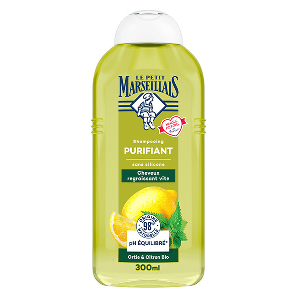 Shampooing Purifiant Ortie Citron Bio 300 ml