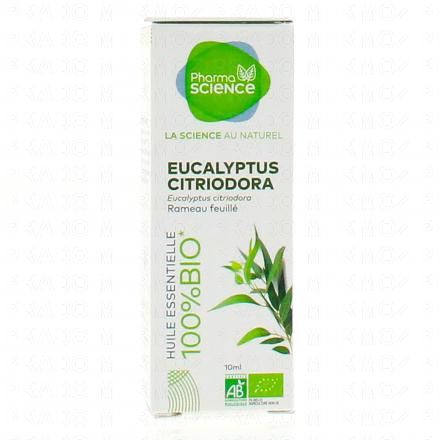 Huile essentielle d'Eucalyptus citriodora bio flacon 10 ml