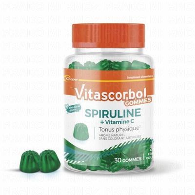 Spiruline + Vitamine C Tonus physique x30gummies