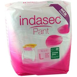 Indasec® Discreet Pant Super Large 10 unités