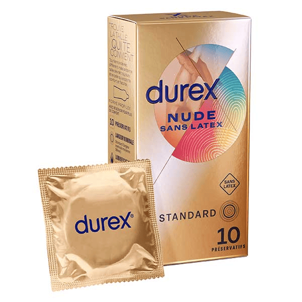 Préservatifs Nude Sans Latex - 10 Préservatifs Sensation Peau Contre Peau