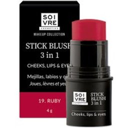 Blush 3 En 1 Joues Lèvres et Yeux Ruby 4g