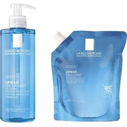 Lipikar Pack Gel Lavante 400ml + Recharge 400ml