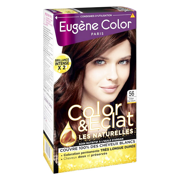 Les Naturelles Crème Colorante Permanente n°56 Châtain Clair Auburn