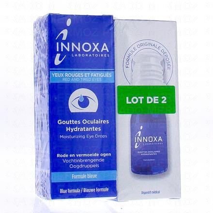 Gouttes oculaires hydratantes formule bleue 2x10ml