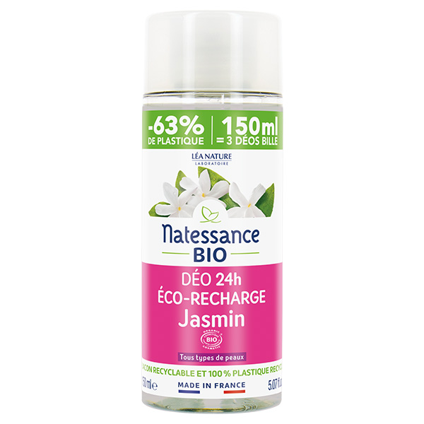 Déodorant Bio Déodorant 24h Jasmin Eco-Recharge 150ml