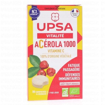 Vitalité Acérola 1000 bio x30 comprimés à croquer unité