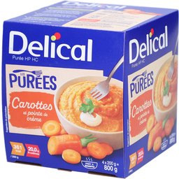 Purée HP HC Carottes et Pointe de Crème
