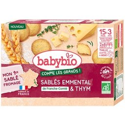 Sablés Emmental de Franche Comté & Thym 72 g