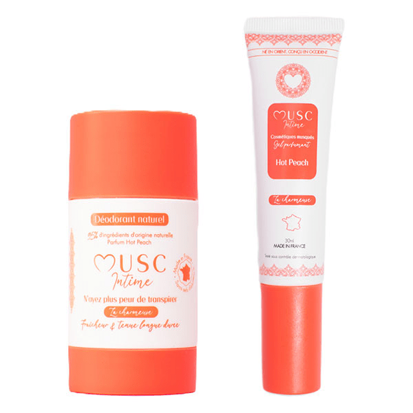 Duo Parfumé Hot Peach - Déodorant 50g et Gel Parfumé 30ml