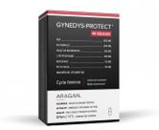 Synactifs Gynedys Protect® - Confort Menstruel - Pea Alchémille Bourrache Artichaut Magnésium Vitamine B6 - 40 Gélules - Boîte 40 gélules