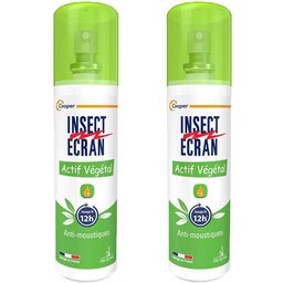 Insect Écran Actif Végétal Spray Anti-moustiques - Lot 2 x 100ml