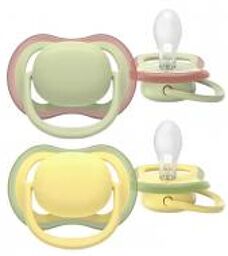 Ultra Air Nature 2 Sucettes Orthodontiques Silicone 18 Mois et + - Boîte