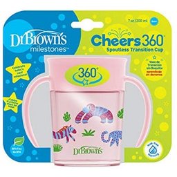 Dr Brown's Vaso 360 sin Boquilla Rosa 1ud