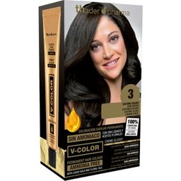 Vitalia Color nº 3 Castaño Oscuro Coloración Capilar Permanente Sin Amoníaco