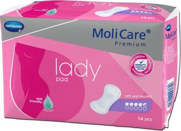 Molicare Premium Lady Pads 4.5 gouttes - 24 paquets de 14 protections