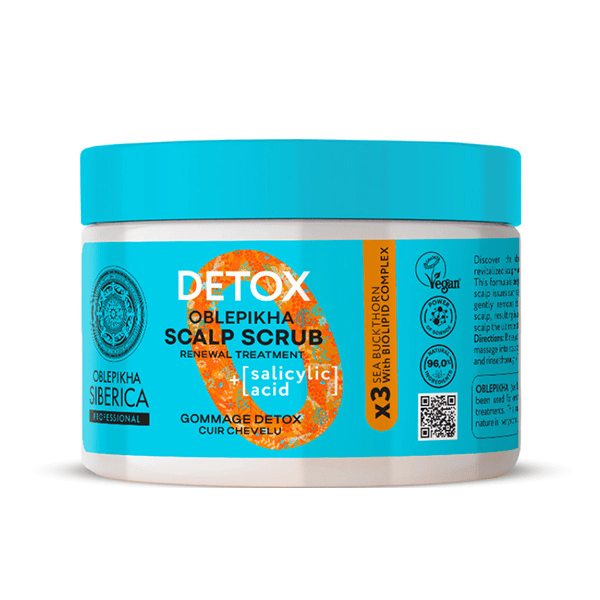 Oblepikha O Gommage Detox du cuir chevelu à l'argousier 300ml