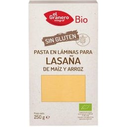 Lasagne intégrale Granero Lasagne de maïs et riz S/G Bio 250g
