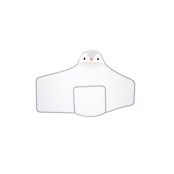 Cape de Bain Nouveau Né Percy Le Pingouin