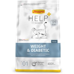 Help+ Aliment diététique pour chat adulte - Perte de poids et diabètes