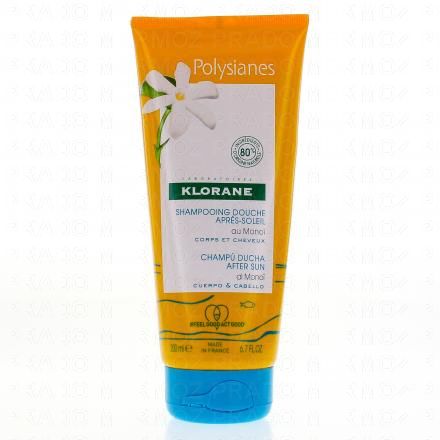 Polysianes shampooing douche après-soleil cheveux et corps tube 200ml