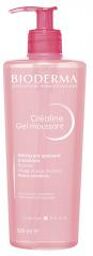 Créaline Gel Moussant Nettoyant Démaquillant Visage Peaux Sensibles - Flacon-Pompe 500 ml
