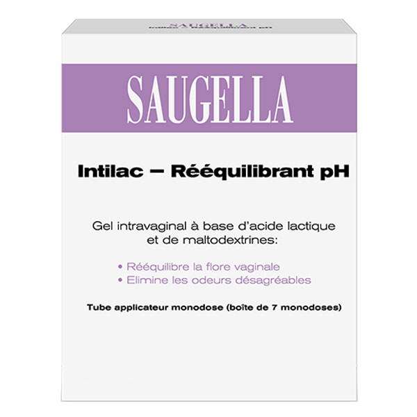 Intilac Gel vaginal Rééquilibrant pH, Flore Vaginale - Boite 7 Monodoses