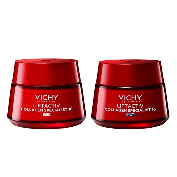 Liftactiv Collagen Specialist 16 Duo : Crème Jour 50ml et Crème Nuit 50ml