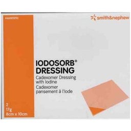 Smith & Nephew Iodosorb Dressing Wrap 10x8cm 2pcs
