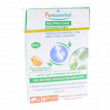Respiratoire Pastille Menthe-pin gorge x20 pastilles