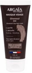 Argaïa Masque Visage Purifiant Détoxifiant Ghassoul 100 ml - Tube 100 ml